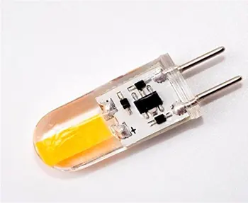 100ШТ GY6.35 Контактный Силиконовый COB светодиодный Хрустальный Прожектор Лампа светодиодная кукурузная хрустальная люстра Лампа AC/DC 12V Энергосберегающая