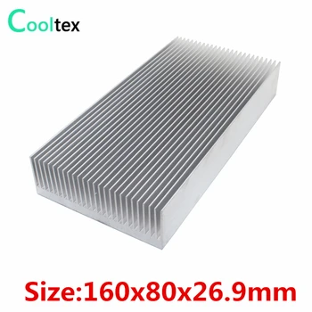 160x80x26,9 мм DIY Алюминиевый радиатор Радиатора для электронной интегральной схемы VGA RAM LED IC COOLER охлаждающий