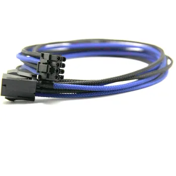 20 СМ жгут проводов PCI-E от 6pin до 8pin источник питания от 6pin до 6 + 2 адаптер от 6p до 8p удлинительный кабель жгут проводов