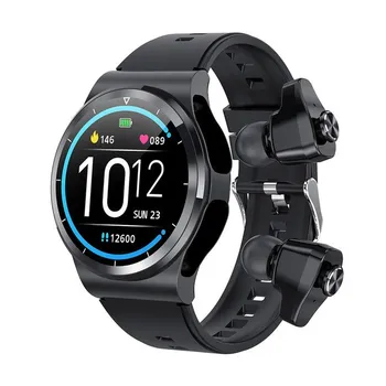 2023 GT69 Смарт-Часы Для Мужчин И Женщин TWS Беспроводные Стереонаушники Bluetooth Вызов Погода Частота сердечных Сокращений Индивидуальный Циферблат Smartwatch