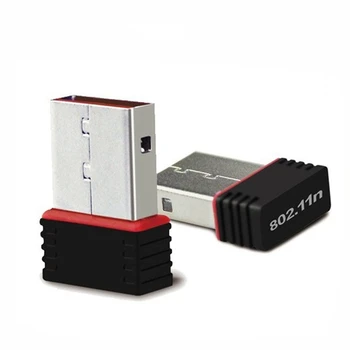 2шт 150 Мбит/с 2,4 G IEEE802.11N USB2.0 Для сетевой карты MINI USB WLAN Wifi Приемник Для планшета/ПК/TV Box