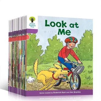 36 книг / комплект Oxford Reading Tree Level 1 + Книжка для чтения в стиле Бифф, чипсов и копченой рыбы, помогающая ребенку читать по фонетике, английская история, книжка с картинками