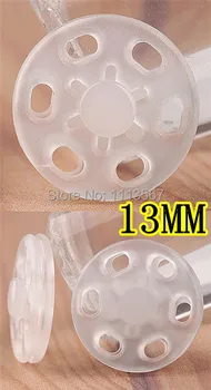 500 шт. Белая Прозрачная Пластиковая Кнопка для нажатия Кнопки Пришивания 13 мм Швейные Аксессуары NK18