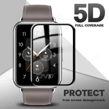 5D Защитная пленка для Huawei Watch Fit2 Fit 2 Mini Защитная крышка для экрана смарт-часов взрывозащищенные аксессуары не стекло