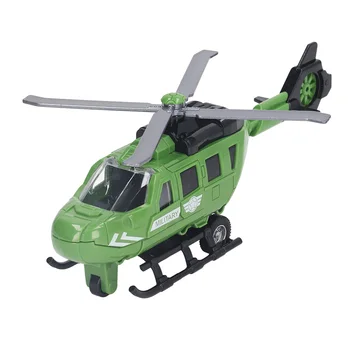 8,9-Дюймовая модель вертолета, литая под давлением, имитация инерционного самолета, игрушка для детей, подарок для домашнего декора