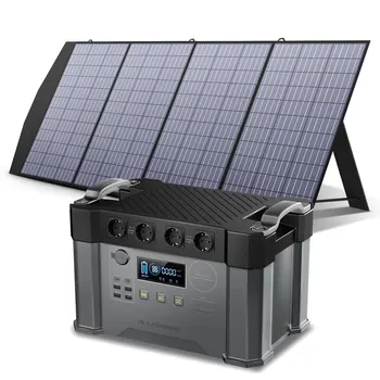 ALLPOWERS Solargenerator S2000, Мобильная Электростанция мощностью 2000 Вт мощностью 1500 Втч с Солнечной панелью мощностью 200 Вт для Кемпинга на колесах