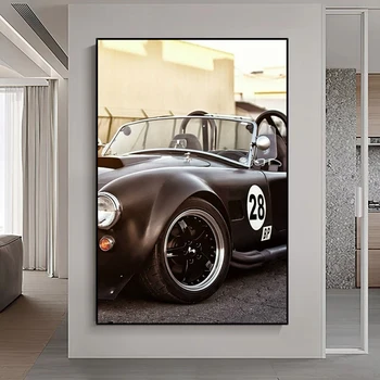 CA053 Красивый Дорогой Спортивный Автомобиль Классический Плакат Из Шелковой Ткани с Принтом, Подарок Для Художественного Оформления стен в помещении