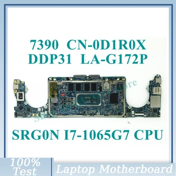 CN-0D1R0X 0D1R0X D1R0X С SRG0N I7-1065G7 Материнская плата процессора DDP31 LA-G172P Для DELL 7390 Материнская плата ноутбука 100% Полностью протестирована Хорошо