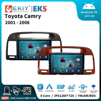 EKIY EK5 Android Авто Стерео Для Toyota Camry 2001-2006 Сенсорный Экран Bluetooth USB Музыкальный Видео Мультимедийный Плеер Авторадио
