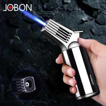 JOBON Ветрозащитный факел с Пламенем, Надувной Высокотемпературный Прямой Газовый Воспламенитель, Прижигание и Прикуриватель для сигар