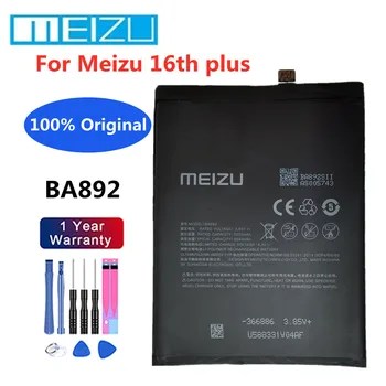 Meizu 100% Оригинальный BA892 3640 мАч Сменный Аккумулятор Для Meizu 16th Plus Smart Mobile Phone Перезаряжаемые Аккумуляторы
