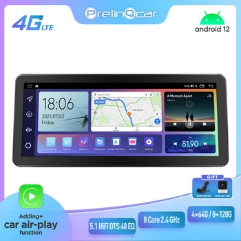 Prelingcar 12,3 “Для Chevrolet Menlo 2020-2022 Android 12 Автомобильный Монитор 128 Г Carplay RDS GPS Встроенный 2din Радио DVD-плеер 5.1 DST