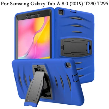 Ripple Противоударная Силиконовая Подставка Fundas Чехол для Samsung Galaxy TabA Tab A 8,0 2019 T290 T295 Case Coque Жесткий Чехол из ПК и ТПУ