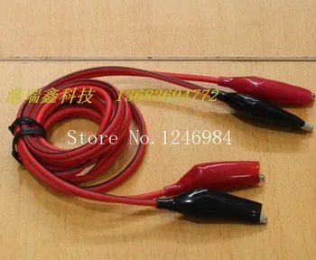 [SA] Разъем питания кабельный соединительный кабель тестовый стержень № 1 длиной метр с зажимом для рыбы -50 шт./лот (25 пар)