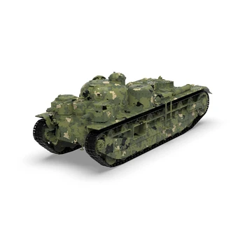 SSMODEL 100568 V1.7 1/100 Комплект моделей из смолы с 3D принтом, Британский A1E1, Независимый тяжелый танк