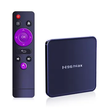 Smart TV BOX H96 Max V12 Android TV телеприставка Медиаплеер Ресивер Bluetooth-совместимый 4.0 для домашних развлечений Iptv Лучший