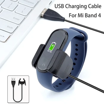 USB-зарядное устройство для Xiaomi Mi Band 4, зажим для док-станции, кабель для быстрой зарядки Xiaomi Mi Band 4, Mi Band4, шнур, адаптер, Аксессуары