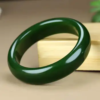 Браслет из шпината с зеленой яшмой, женский простой браслет-Джокер