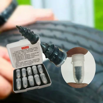 Вакуумные гвозди для ремонта шин Комплект Резиновых Гвоздей для бескамерного ремонта шин Fast Tool Self