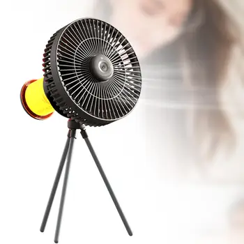Вентилятор для Кемпинга 3 Скорости Охлаждающий вентилятор Пульт Дистанционного Управления Штатив Настольный вентилятор для домашнего Офиса