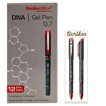 Гелевая ручка Scrikss DNA Roller 0,7 мм, Многоразовые и выдвижные Гелевые Чернильные ручки, Extra Fine Point, 3 дополнительных цвета, Офисные школьные принадлежности