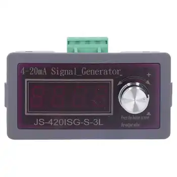 Генератор сигналов текущего напряжения постоянного тока 0-10 В 4-20 мА с Интерфейсом питания от батареи Аналоговый Имитатор Регулируемый 4-Значный Дисплей