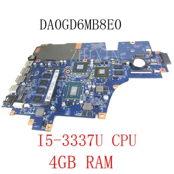 Для SONY Vaio SVF15A Материнская плата для ноутбука с процессором I5-3337U 4 ГБ оперативной памяти DA0GD6MB8E0 A1949153A N14M-LP-S-A1 2 ГБ Материнская плата для ноутбука