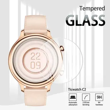 Для Tic watch C2 2.5D Защитная Пленка Из закаленного Стекла Для Смарт-часов Ticwatch C2 Взрывозащищенная Прозрачная Пленка Против Царапин
