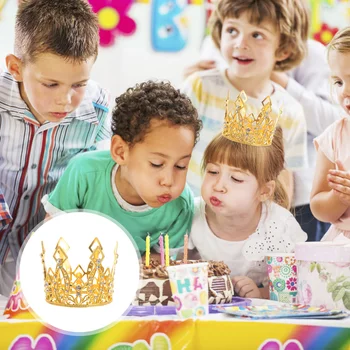 Корона для украшения детского торта на день рождения, корона, аксессуары для волос Невесты