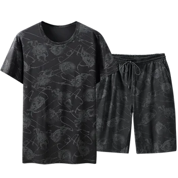 Летние Мужские футболки для бега трусцой homme 2021, комплект спортивного костюма из 2 предметов, повседневные шорты оверсайз 10XL 11XL, эластичная мужская Уличная одежда