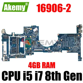 Материнская плата 935000-601 924353-001 Для HP ENVY X360 15T-BP 15-BP Материнская плата ноутбука 16906-2 С процессором i5 i7 8-го поколения 4 ГБ оперативной памяти