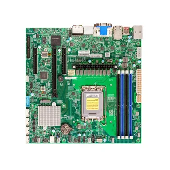 Материнская плата X13SAZ-F для одноканального промышленного управления Supermicro Поддерживает память Core DDR5 12-го поколения IPMI DVI HDMI DP