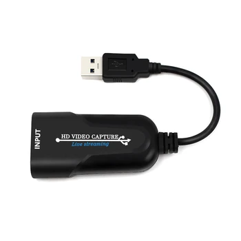 Мини-карта Видеозахвата USB 3.0 HDMI Видеозахват Коробка для записи видео для PS4 Игровая DVD-видеокамера Запись HD-камеры в прямом эфире