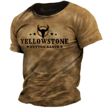Мужская футболка, летняя мужская одежда в стиле ретро с короткими рукавами, уличная футболка с 3D принтом черепа, топы оверсайз, футболка