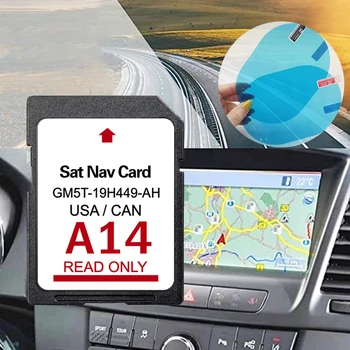 Новые Карты для Ford A14-ROADS 2022 SD-карта, навигационная система SYNC2, совместимая с чехлом, спутниковая навигация США, Канады, Мексики