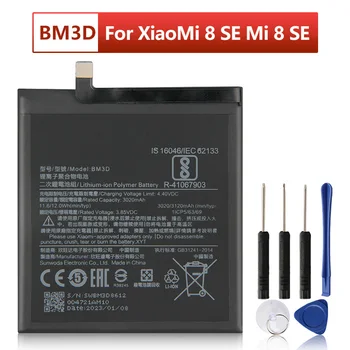 Новый Сменный аккумулятор для телефона BM3D для Xiaomi 8 SE MI8 SE M8 SE Аккумулятор для телефона 3120 мАч