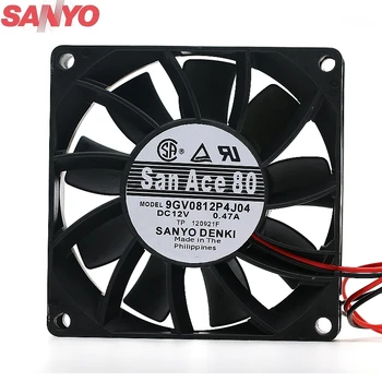 Оригинал для Sanyo 9GV0812P4J04 8025 12V 0.47A вентилятор охлаждения радиатора с объемом воздуха 80*80*25 мм