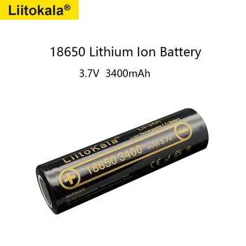 Оригинальный высококачественный аккумулятор Liitokala 18650 3,7 V 3400mAh 18650 аккумуляторные батареи для фонарика bateria 18650 recargable