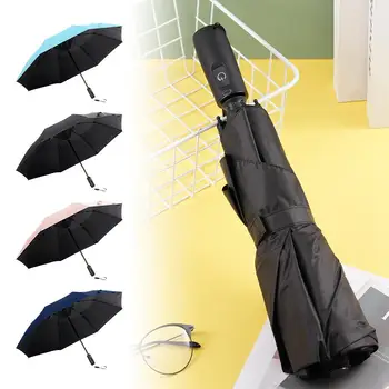 Пляжный вентилятор Зонтик USB Заряжаемый Складной Зонтик Креативный Портативный УФ Зонтик Складной Пляжный зонтик для женщины W1I5