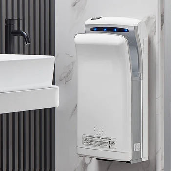 Полностью автоматическая индукционная сушилка для рук в ванной комнате из АБС-материала для сушки за 5-7 секунд
