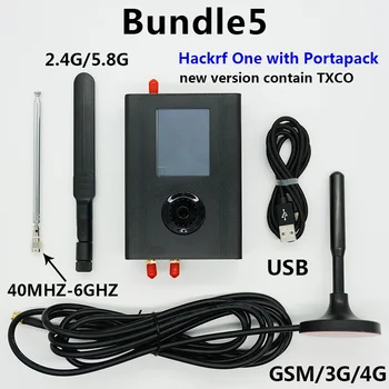 Портативная консоль для приемника HackRF One SDR с частотой 1 МГц-6 ГГц и передачей AM, FM, SSB, ADS-B, радиолюбителей SSTV