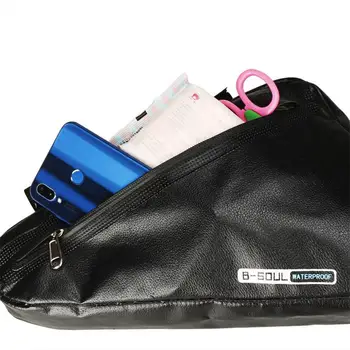 Портативная сумка для передней балки, Треугольная сумка большой емкости, Прочная поддержка, Легкие седельные сумки с верхней трубкой, полностью водонепроницаемые
