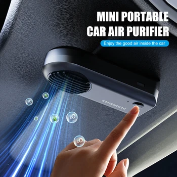 Портативный Автомобильный Очиститель воздуха USB Перезаряжаемый Освежитель Воздуха Генератор Озона, Устранитель запаха, Удаление дыма и формальдегида