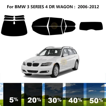 Предварительно Обработанная нанокерамика car UV Window Tint Kit Автомобильная Пленка Для Окон BMW 3 СЕРИИ E91 4 DR УНИВЕРСАЛ 2006-2012