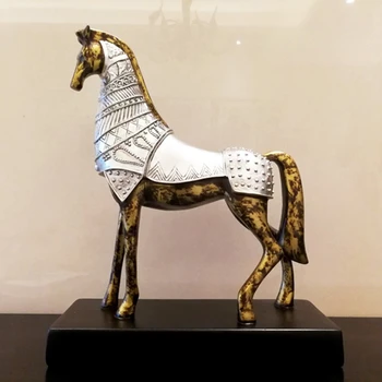 Ретро украшения в виде лошадей ремесла Американские аксессуары для дома креативные украшения в виде лошадей подарки на день рождения подарки