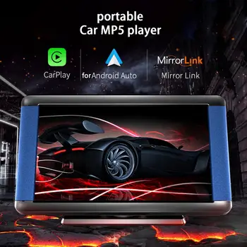Универсальный 7-дюймовый автомобильный Радиоприемник, мультимедийный Видеоплеер, беспроводной Apple IOS Carplay Android Auto для Kia Nissan Toyota Hyundai Honda