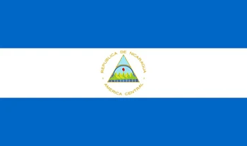 Флаг Никарагуа, Национальный флаг Северной Америки, хит продаж по всему миру, 3X5 футов 150X90 см, баннер с латунными металлическими отверстиями
