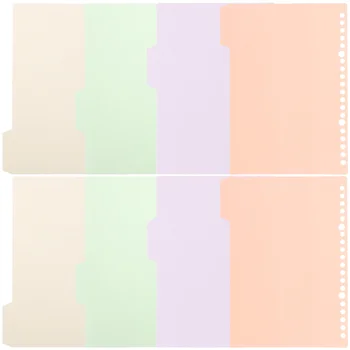 Цветные зажимы для папок Принадлежности для ноутбуков Разделители бумаги Съемные маркеры для страниц с отрывными листами Папка-указатель