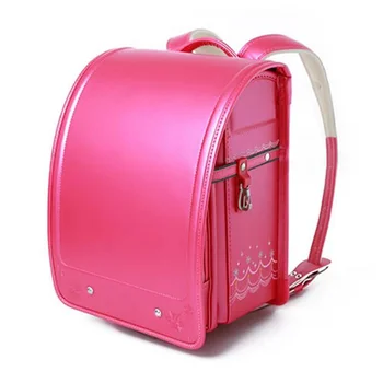 Школьный рюкзак для девочек в Японии, Детский Ортопедический рюкзак для учащихся 1-4 классов начальной школы, Школьная сумка, Водонепроницаемые рюкзаки из искусственной кожи