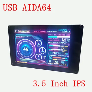 Экран дисплея Шасси USB2LCD AIDA64 3,5-Дюймовый IPS ЖК-монитор с USB-дисплеем для ПК ИЛИ Raspberry Pi